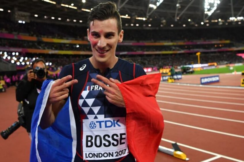 France's Pierre-Ambroise Bosse won the 800m title at the world championships in London in 2017