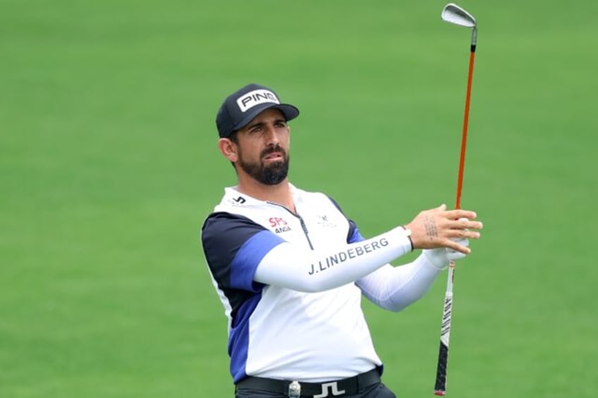Matthieu Pavon of France fired a career major low round of six-under 65 to leap into conte
