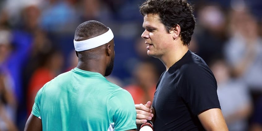 frances tiafoe milos raonic tennis match turns into wild rules debacle that leads to raucous boos