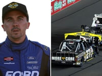 Frankie Muniz limps to ambulance after multi-truck crash during NASCAR race: 'Hard hit'