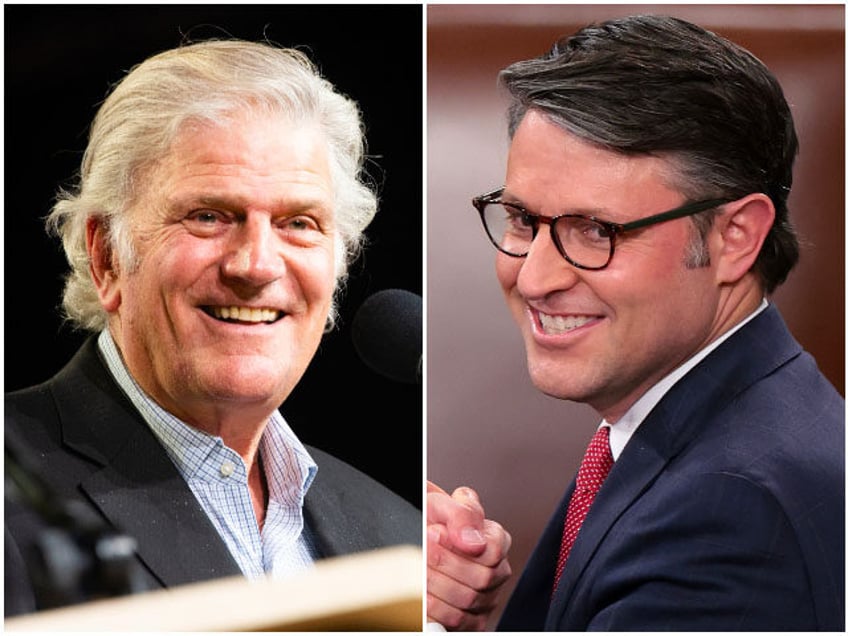 franklin graham backs mike johnson in speakership battle hes a good man