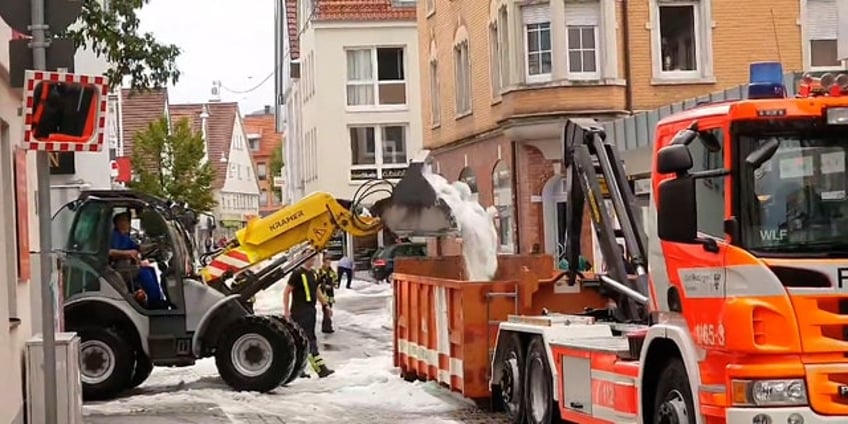 freak august hailstorm causes chaos as snowplows take to streets in summer