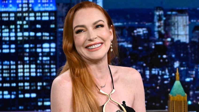 Lindsay Lohan on "The Tonight Show"