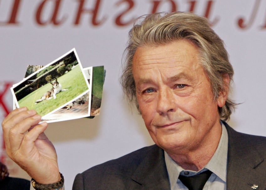 french actor alain delon denied request for pet dog to be killed buried with him