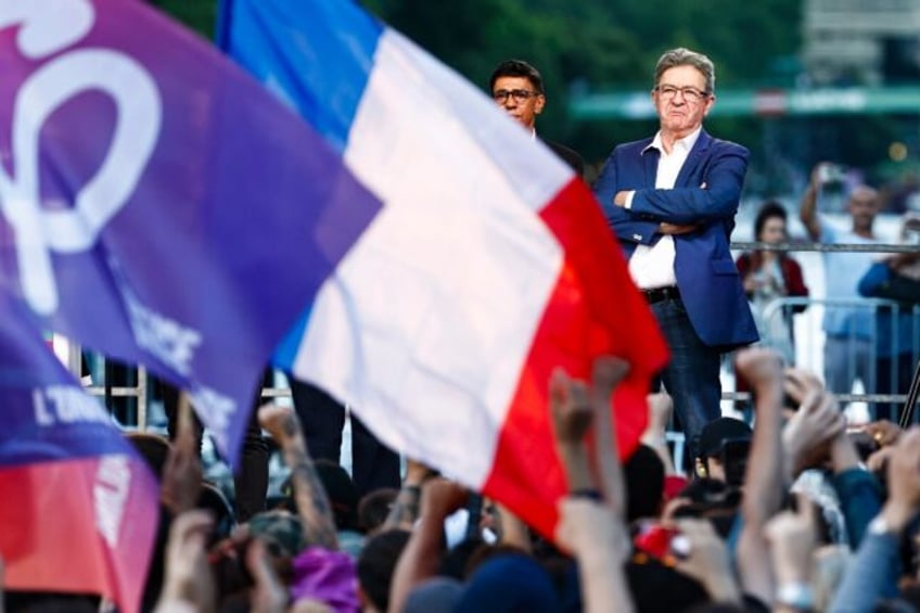 Melenchon was jubilant over the result