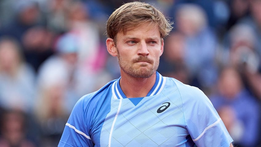 David Goffin at the French Open