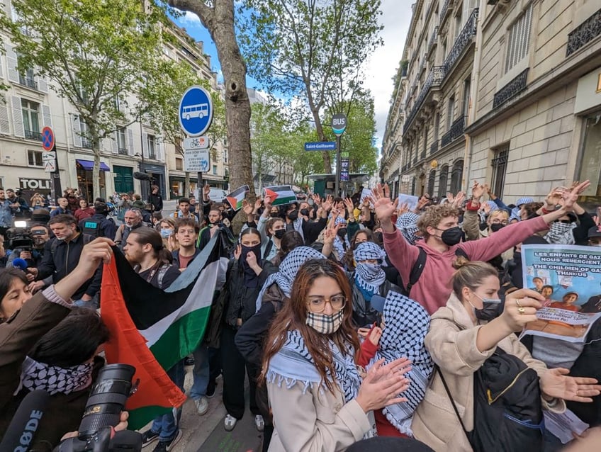 french police clear pro palestine student occupation at paris university