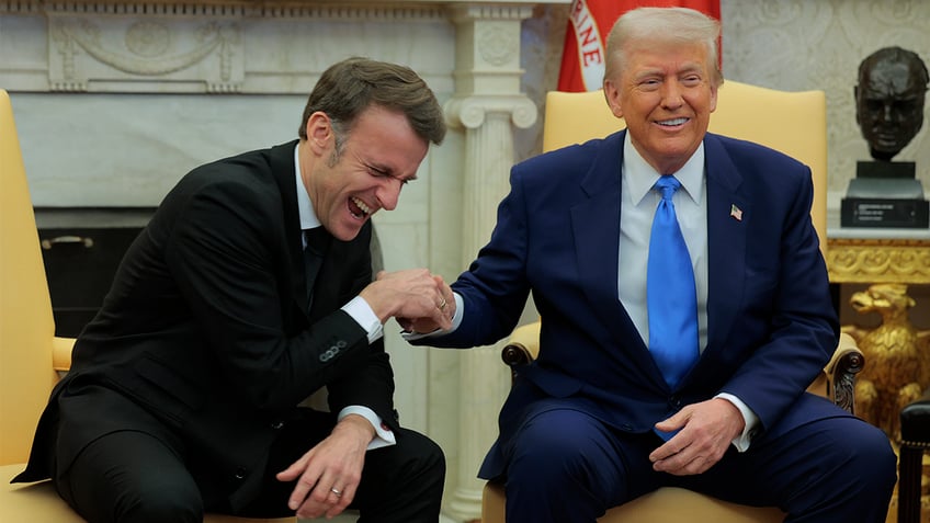 macron and trump