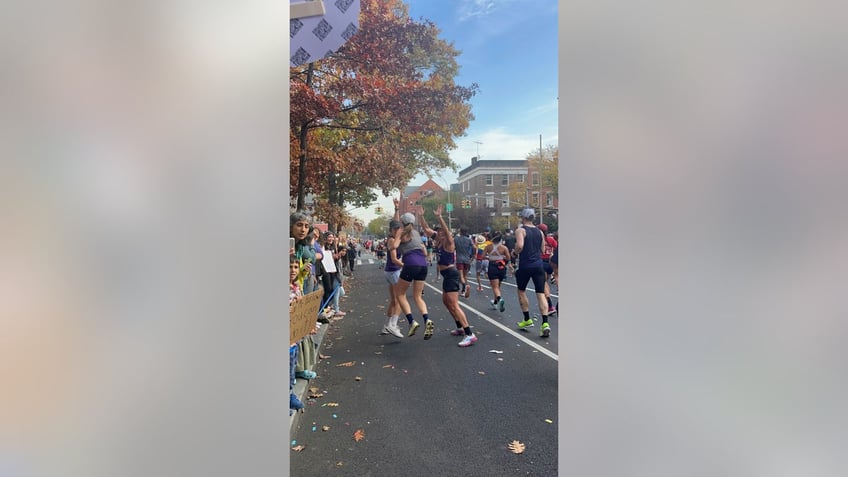 friends run for a cure for lupus completing nyc marathon in honor of longtime pal and lupus sufferer