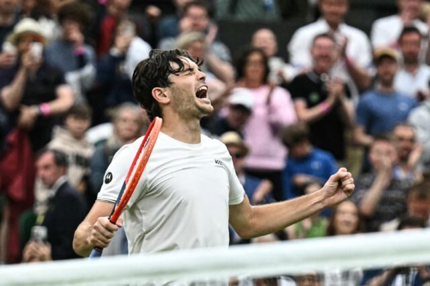 Taylor Fritz is through to his second quarter-final at Wimbledon