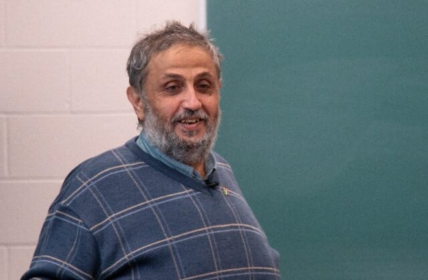 Palestinian professor Ahmed Abu Shaban, here giving a lecture at York University in Toront