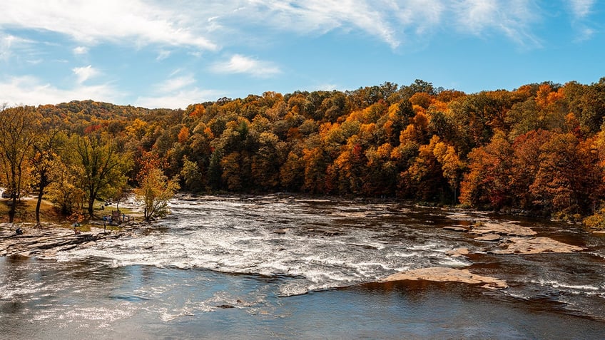 Ohiopyle, Pennsylvania fall foliage