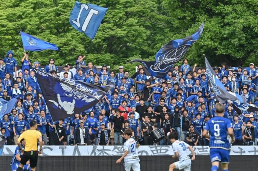 Machida Zelvia play at a picturesque stadium outside Tokyo