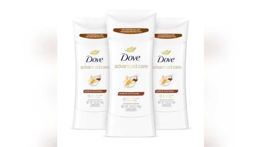 Smell incredible with Dove Advanced deodorant. 