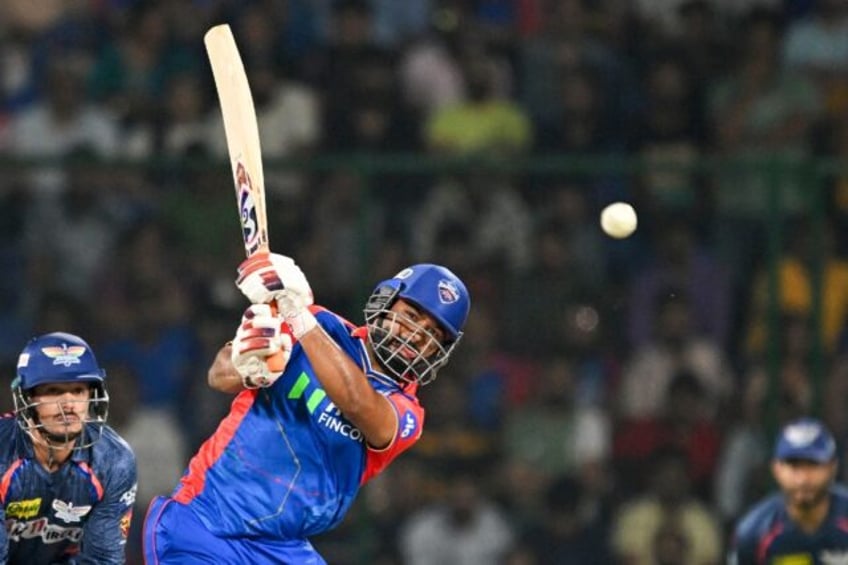 Rishabh Pant in action for Delhi Capitals in the IPL