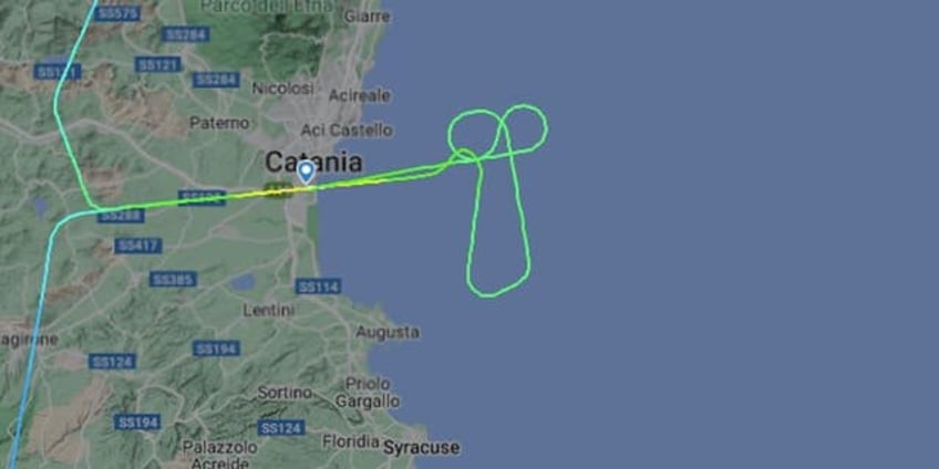 frustrated lufthansa pilot flies plane in 15 mile long penis pattern after being diverted to different airport