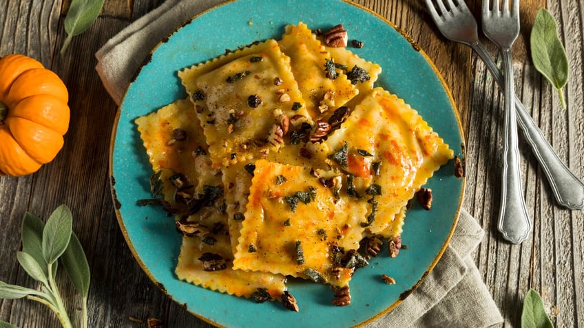 Pumpkin ravioli 