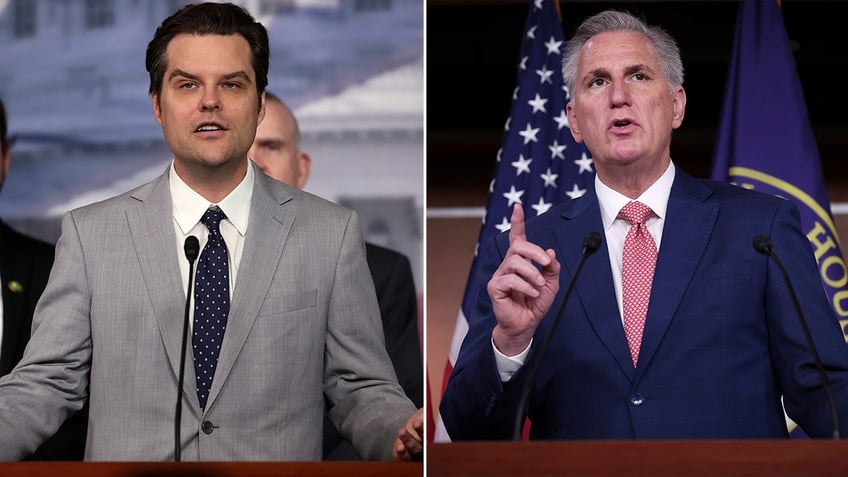 gaetz blows up at mccarthy in closed door house gop meeting fireworks