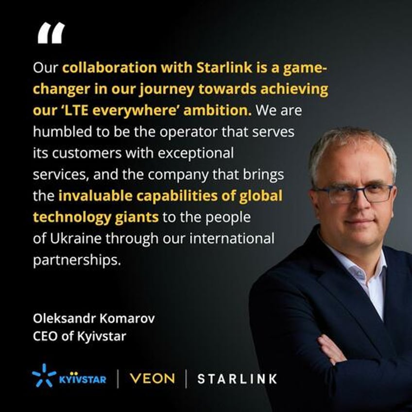 game changer musks starlink to roll out direct to cell across ukraine 