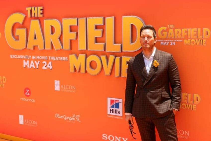 US actor Chris Pratt stars in 'The Garfield Movie'