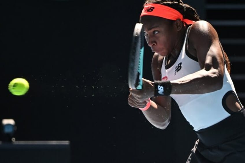 Coco Gauff won her season-opening match in straight sest in Auckland