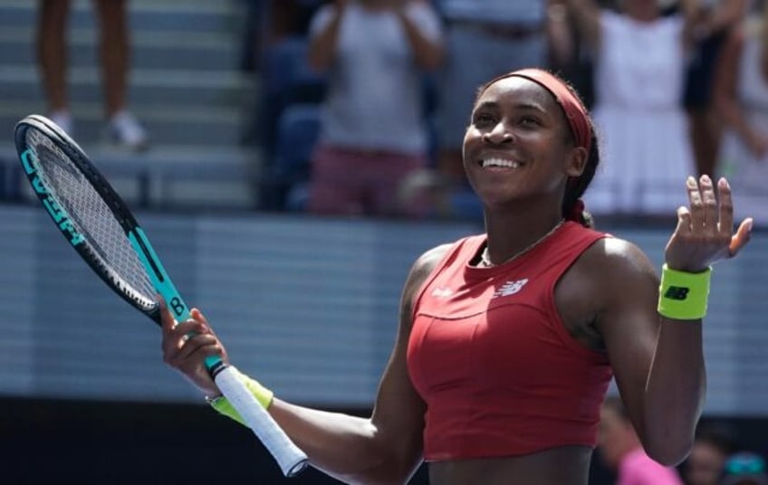 gauff thrashes ostapenko to reach us open semi final