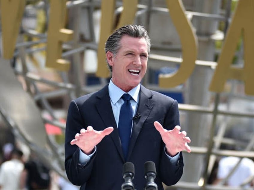 UNIVERSAL CITY, CALIFORNIA - JUNE 15: California Governor Gavin Newsom attends California