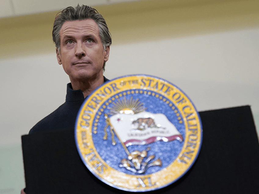 Gov. Gavin Newsom speaks at Asian Health Services in Oakland, Calif., Wednesday, Oct. 27,