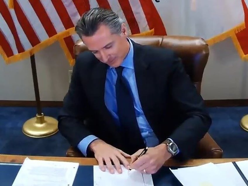 gavin newsom signs 11 percent excise tax on guns describes it as a sin tax