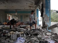 Gaza hospital reports 37 dead in strike on UN school Israel says used by Hamas