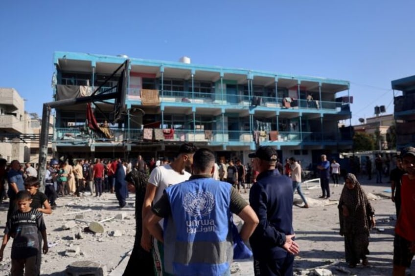 UNRWA said six of its staffers were killed at the Nuseirat school, the deadliest single in