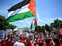Gaza war protesters slam Biden in ‘red line’ rally at White House