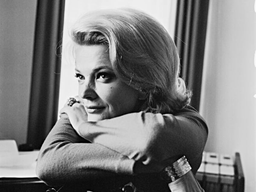 American actress Gena Rowlands, UK, 17th October 1968. (Photo by Evening Standard/Hulton A