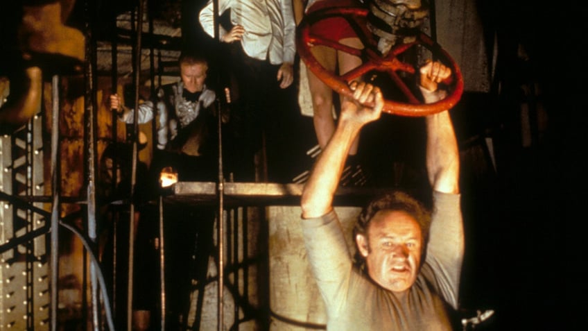 Gene Hackman appears in a classic film scene from The Poseidon Adventure before his death in 2025