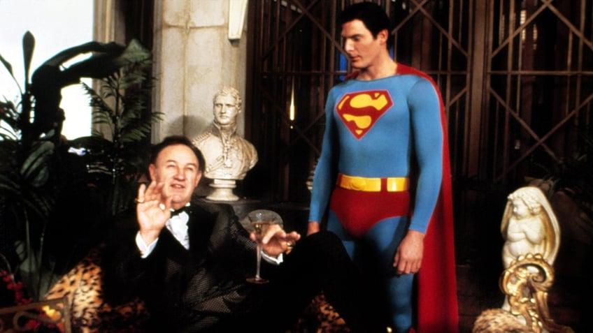 Gene Hackman appears in a classic film scene from Superman IV before his death in 2025