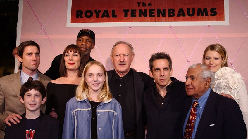 Gene Hackman and the cast of the royal tenenbaums