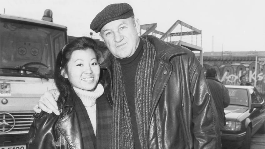 Actor Gene Hackman and his wife.