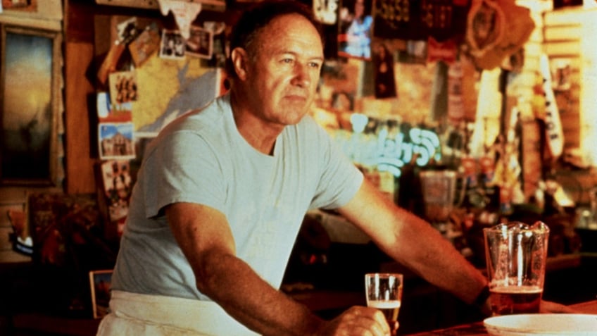 Gene Hackman appears in a classic film scene from Full Moon on Blue Water before his death in 2025