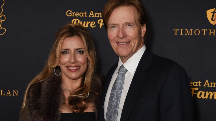 Jack Wagner and Michelle Wolf red carpet