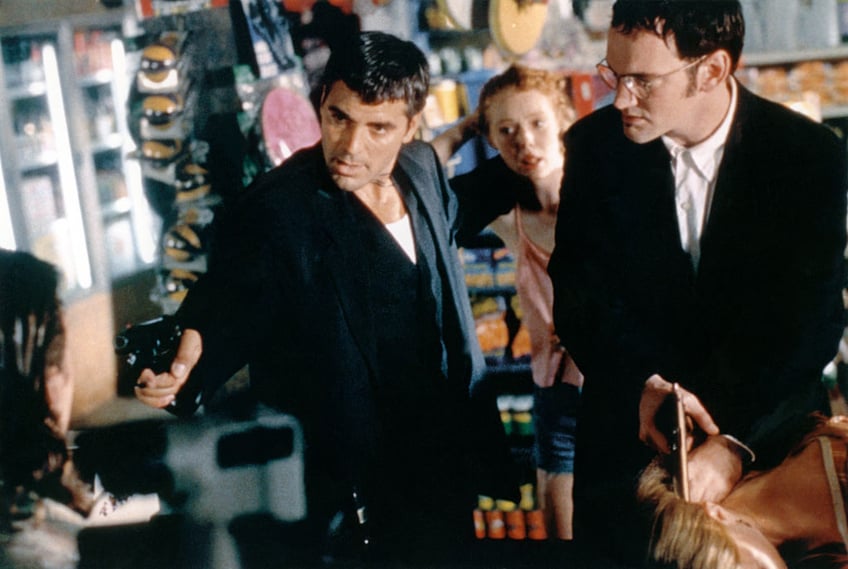 george clooney lashes out at quentin tarantino who allegedly said hes not a movie star dude f off