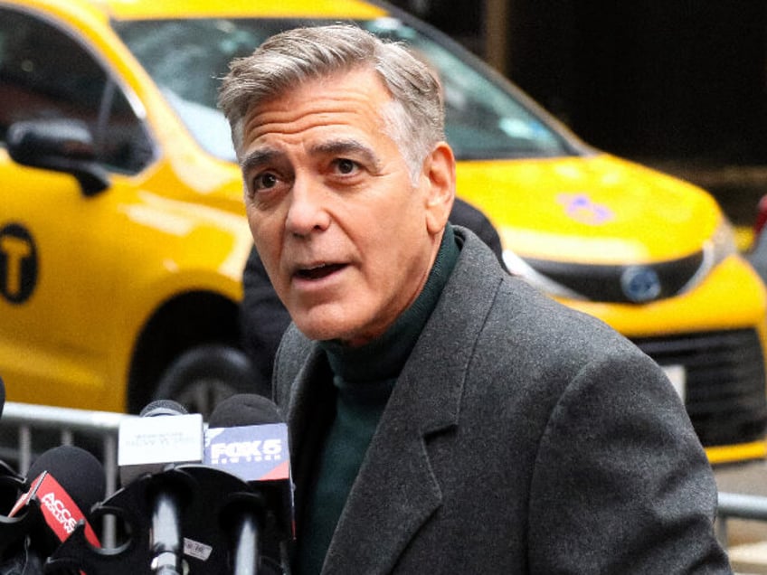 NEW YORK, NY - FEBRUARY 06: George Clooney is seen during a press conference for "Goo