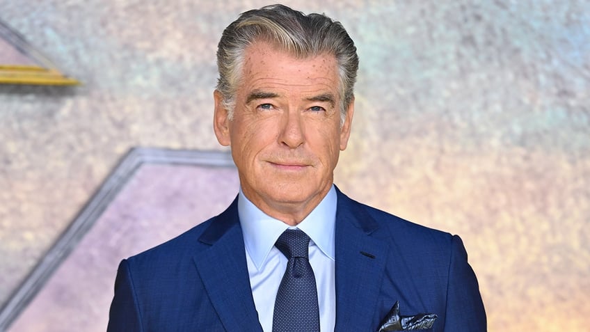 Pierce Brosnan at the premiere of Black Adam