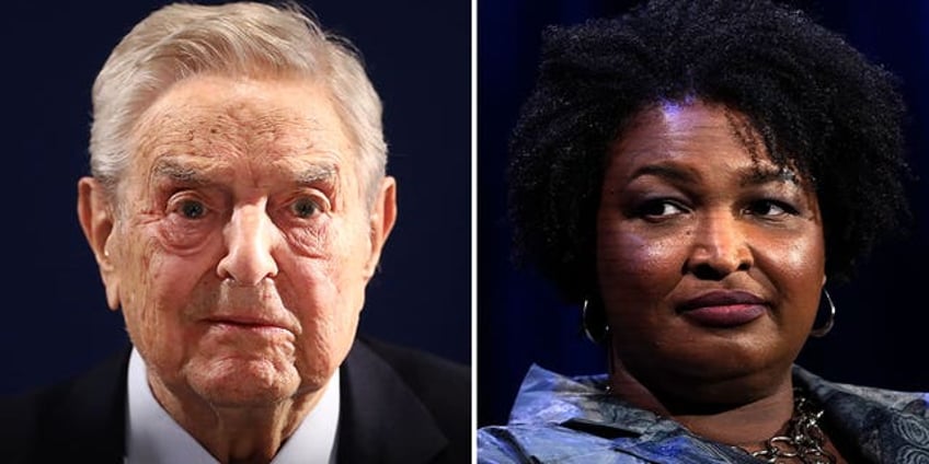 george soros funneled tens of thousands to stacey abrams firm for consulting services filings show