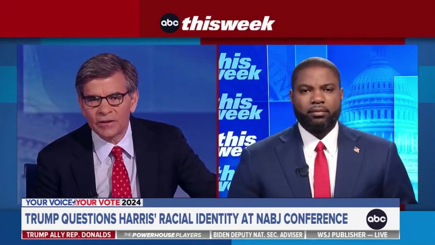 George Stephanopoulos and Byron Donalds on ABC