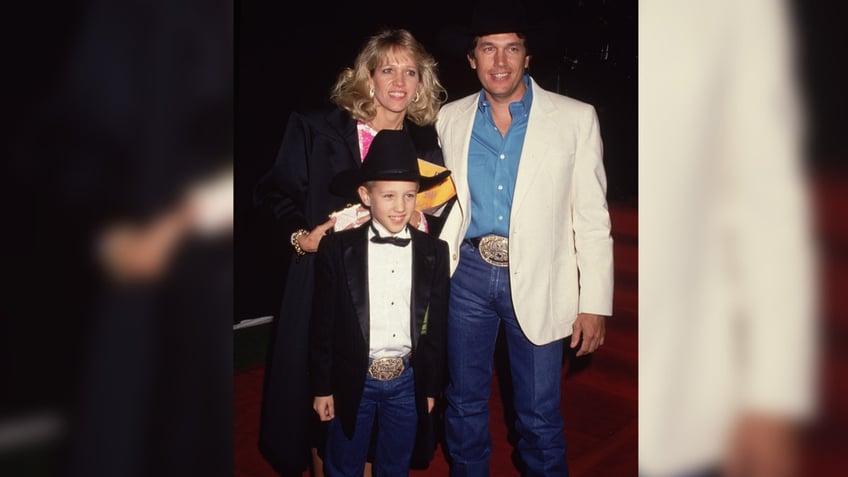 George Strait, Norma Strait and Bubba Strait at event.