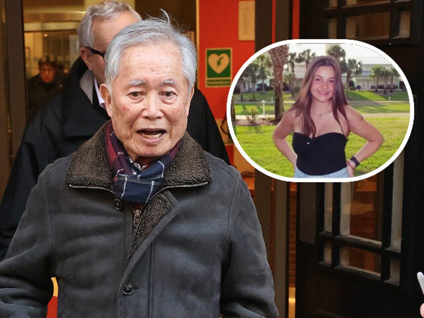 LONDON, ENGLAND - JANUARY 20: George Takei leaving BBC Radio 2 on January 20, 2023 in Lond