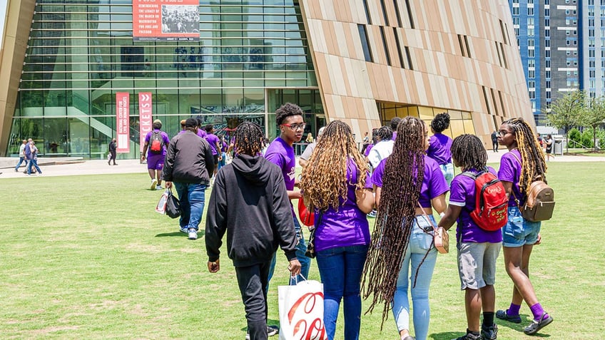 Students on field trip