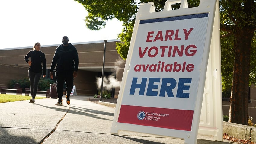 Early voting center in Georgia