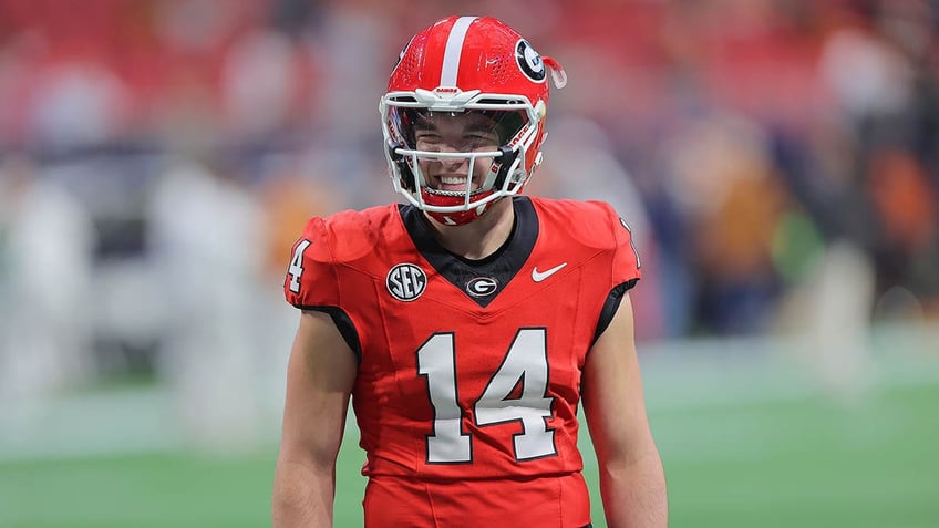 Gunner Stockton on field