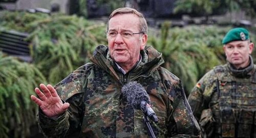 german defense chief says public must get used to possibility of war in europe